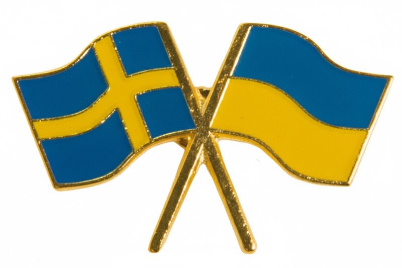 Flaggpin Sv/Ukraina 25 mm