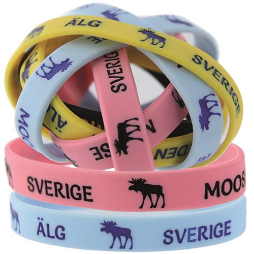 Silikonband Moose Sweden, 4 fg.