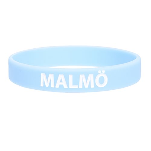 Silikonband Malmö, ljusblå