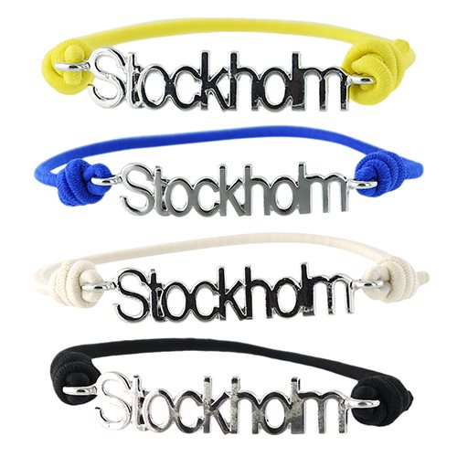 Armband Stockholm 4 fg. elastiskt band