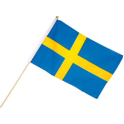 Handflagga Sverige 30x45 cm