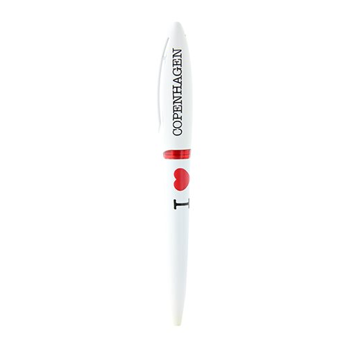 Penna I Hjärta Copenhagen, vit, 14cm