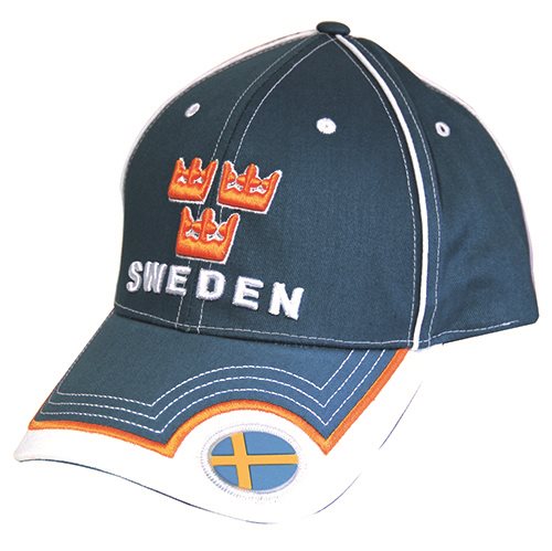Keps Sweden Tre Kronor, blå