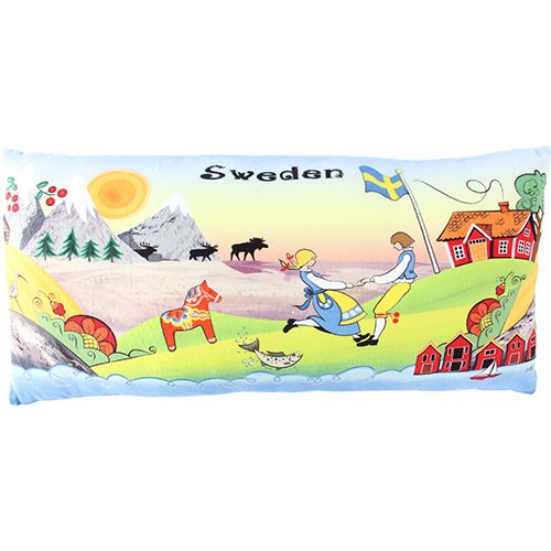 Kudde Sweden landskap, 44cm