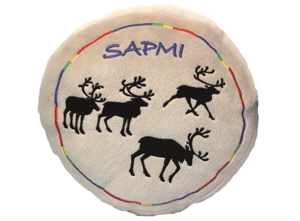 Kudde Renar Sapmi, rund 25cm