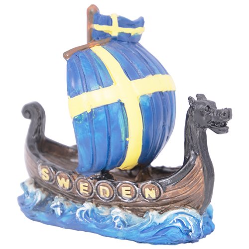 Vikingaskepp, flaggsegel, Sweden