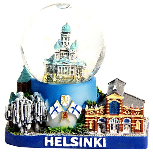 Vattenglob Helsinki (45mm) 3D, poly