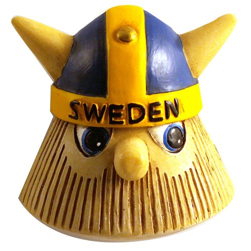 Magnet Vikingahuvud Sweden