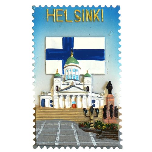 Magnet Helsinki domkyrka, frimärke