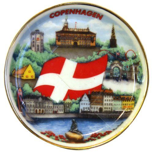 Magnet tallrik Copenhagen
