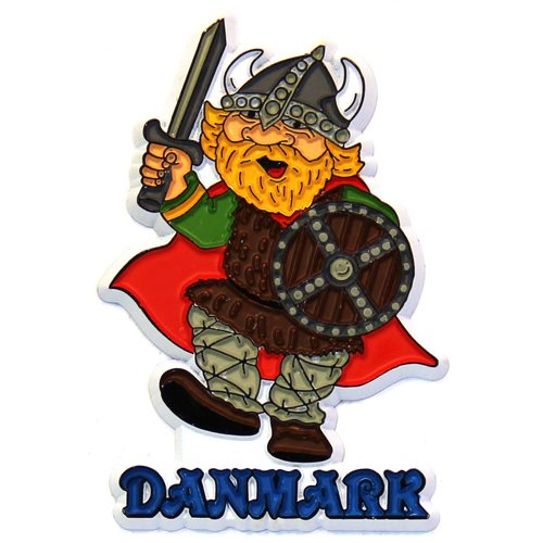 Gummimagnet Viking Danmark