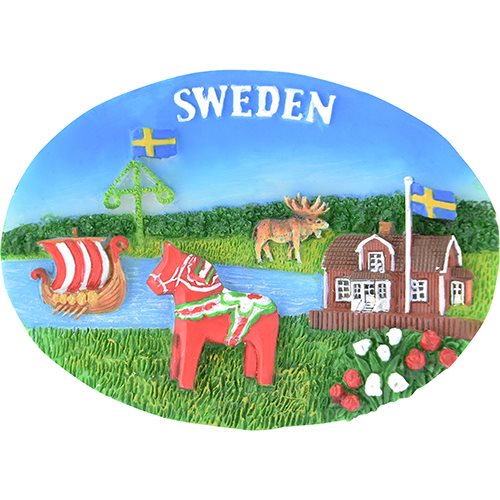 Magnet Sweden, oval