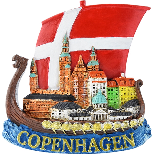 Magnet Copenhagen Flagga, skepp