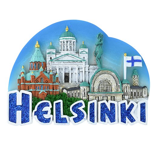 Magnet Helsinki glitter