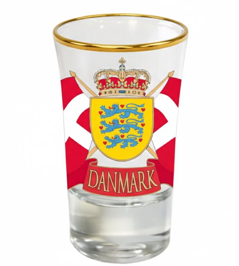 Shotglas Danmark fl. 3 cl