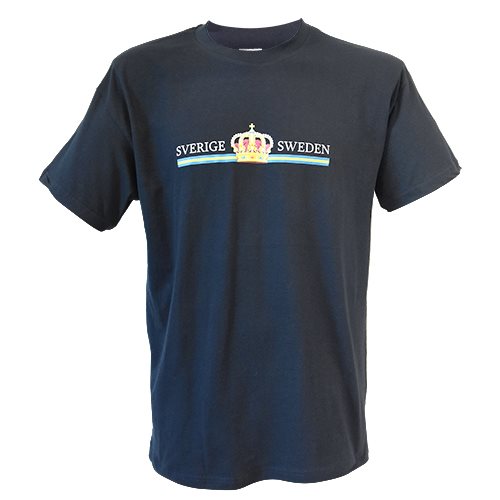 T-shirt marin SWEDEN crown, VUXEN