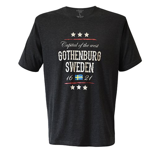 T-shirt FROST Capital Göteborg m.grå, VUXEN