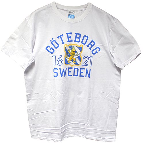 T-shirt vit Göteborg 1621 Sweden, VUXEN