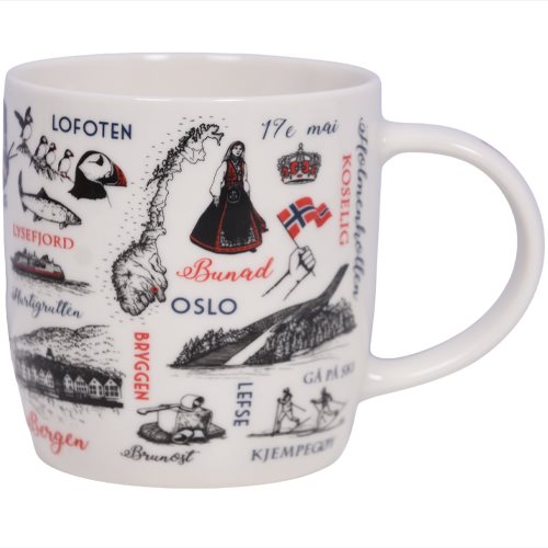 Mugg, Norge, Teckningsmotiv 37 cl