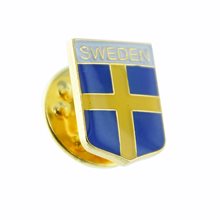 Pin Sweden sköld, 13mm