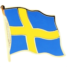 Flaggpin Sverige fl.