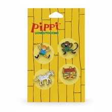 Pin, Pippi, set om 4 , 30 mm