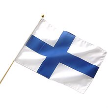 Handflagga Finland 30x45cm