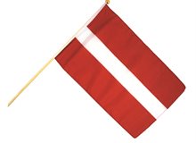 Handflagga Lettland 30x45cm