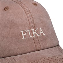 Keps FROST Fika, stentvättad, brun, strl. 59