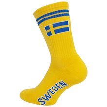 Sportstrumpor Sweden gul strl. 40-45