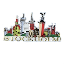 Gummimagnet Stockholm stadsbild