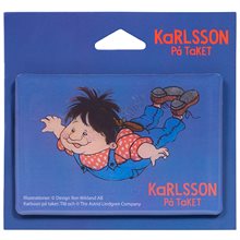 Magnet Karlsson på taket, mörkblå, 80x55 mm