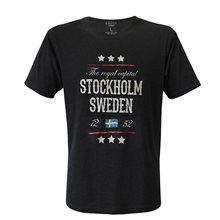 T-shirt FROST Capital Stockholm m.grå, VUXEN