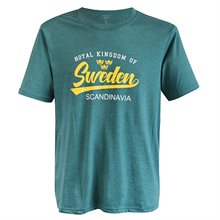 T-shirt FROST Royal kingd. Sweden grön, VUXEN