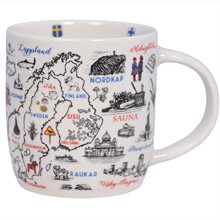 Mugg, Scandinavia, Teckningsmotiv, 37 cl
